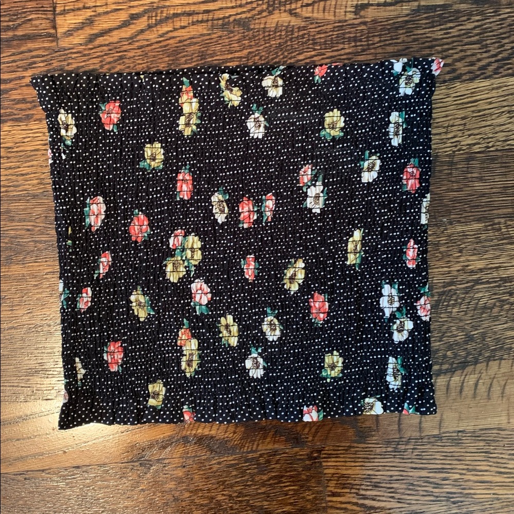 NASTY GAL brave soul small polka dot floral top